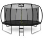 Aga SPORT EXCLUSIVE Trampolína 430 cm Černá + ochranná síť + žebřík