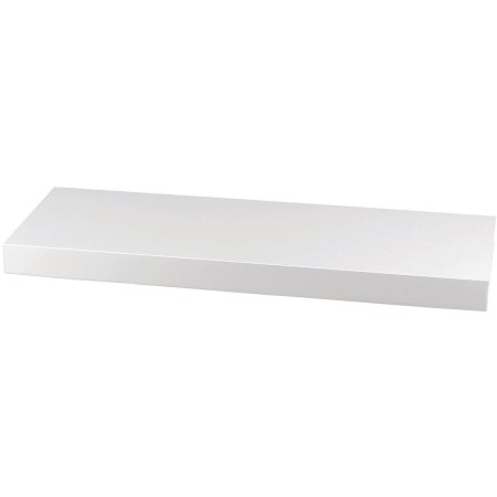 Polička nástěnná 60 cm, MDF, barva bílý vysoký lesk, baleno v ochranné fólii