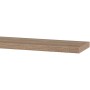 Polička nástěnná 120 cm, MDF, 3D dekor dub sonoma, baleno v ochranné fólii