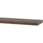 Polička nástěnná 120 cm, MDF, 3D dekor dub sonoma dark, baleno v ochranné fólii