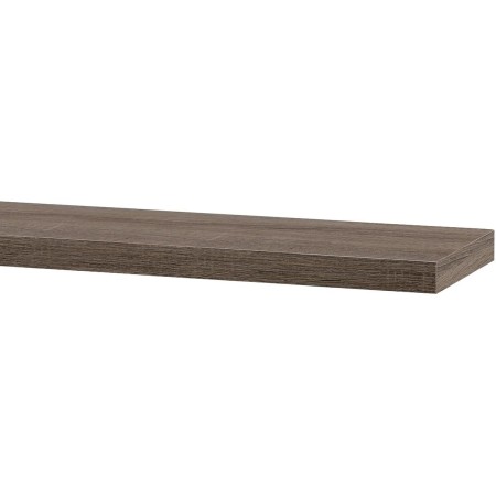 Polička nástěnná 120 cm, MDF, 3D dekor dub sonoma dark, baleno v ochranné fólii