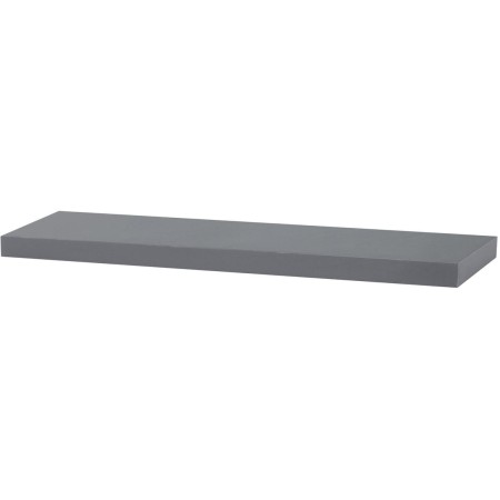 Polička nástěnná 90 cm, MDF, barva šedý vysoký lesk, baleno v ochranné fólii