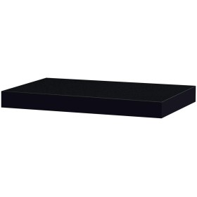 Polička nástěnná 40 cm, MDF, barva černý vysoký lesk, baleno v ochranné fólii