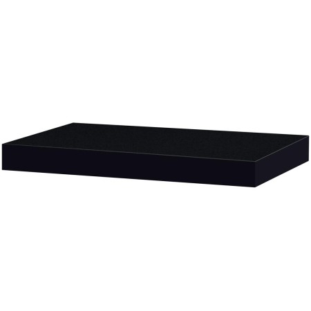 Polička nástěnná 40 cm, MDF, barva černý vysoký lesk, baleno v ochranné fólii
