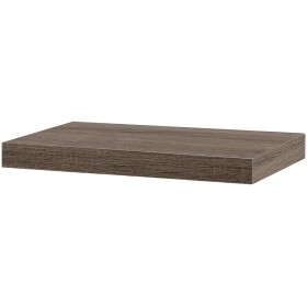 Polička nástěnná 40 cm, MDF, 3D dekor dub sonoma dark, baleno v ochranné fólii