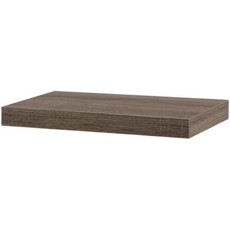 Polička nástěnná 40 cm, MDF, 3D dekor dub sonoma dark, baleno v ochranné fólii