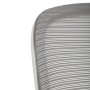 Židle kancelářská, bílý plast, šedý MESH a červená látka, plastový kříž, houpací mechanismus.