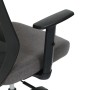 Židle kancelářská, černá MESH síťovina, černá látka, plastový kříž, synchronní mechanismus, kolečka pro tvrdé povrchy