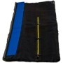 Aga Ochranná síť 366 cm na 8 tyčí Black net / Blue