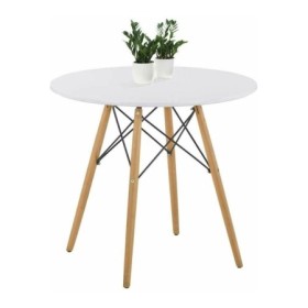Aga Jídelní stůl 80 cm Bílý
