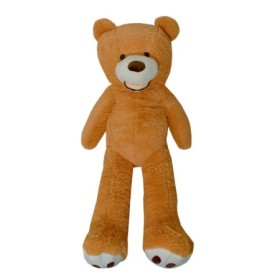 Aga4Kids Plyšový medvěd 130 cm Světle hnědý s tlapkami
