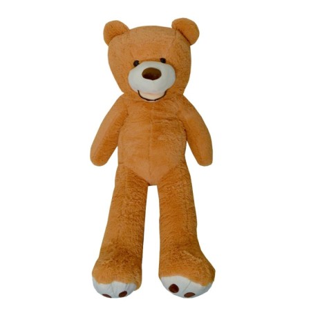 Aga4Kids Plyšový medvěd 130 cm Světle hnědý s tlapkami