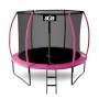 Aga SPORT EXCLUSIVE Trampolína 250 cm Růžová + ochranná síť + žebřík