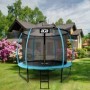 Aga SPORT EXCLUSIVE Trampolína 250 cm Světle modrá + ochranná síť + žebřík