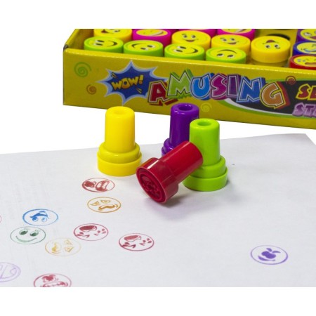 Aga4Kids Dětská samobarvící razítka 60 ks