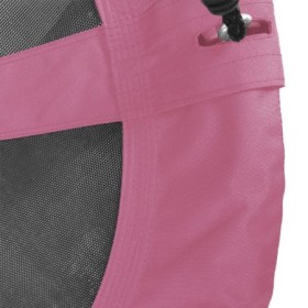 Aga Závěsný houpací kruh 110 cm Růžový s vlajkami