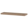 Polička nástěnná 90 cm, MDF, 3D dekor dub sonoma, baleno v ochranné fólii