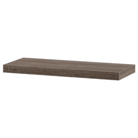Polička nástěnná 60 cm, MDF, 3D dekor dub sonoma dark, baleno v ochranné fólii