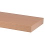 Polička nástěnná 60 cm, MDF, dekor přírodní buk, baleno v ochranné fólii