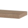 Polička nástěnná 60 cm, MDF, 3D dekor dub sonoma, baleno v ochranné fólii