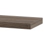 Polička nástěnná 60 cm, MDF, 3D dekor dub sonoma dark, baleno v ochranné fólii