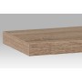 Polička nástěnná 120 cm, MDF, 3D dekor dub sonoma, baleno v ochranné fólii