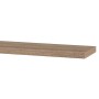 Polička nástěnná 120 cm, MDF, 3D dekor dub sonoma, baleno v ochranné fólii