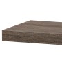Polička nástěnná 90 cm, MDF, 3D dekor dub sonoma dark, baleno v ochranné fólii