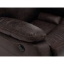 TV a relaxační křeslo s elektrickým ovládáním, potah coffee látka v dekoru vintage, 1 motor 240V