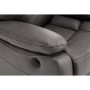 TV a relaxační křeslo s elektrickým ovládáním, potah šedá látka v dekoru vintage, 1 motor 240V