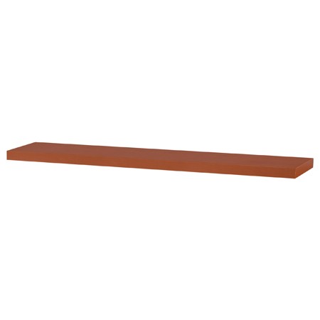 Polička nástěnná 120 cm, MDF, 3D dekor třešeň, baleno v ochranné fólii