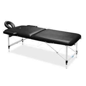 Aga Hliníkové masážní lehátko MR7150 Černé