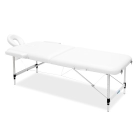 Aga Hliníkové masážní lehátko MR7150 Bílé