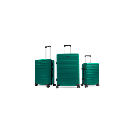 Aga Travel Sada cestovních kufrů MR4657 Tmavě zelená