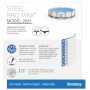 Bestway Steel Pro Max 3,66 x 1 m + Kartušová filtrace + schůdky 56418