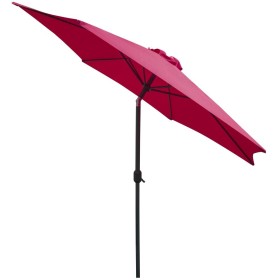 Linder Exclusiv Naklápěcí slunečník 250 cm Tmavě červený