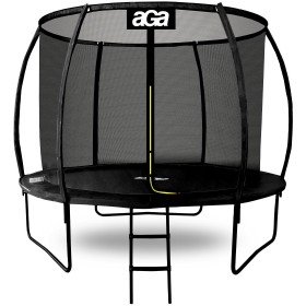 Aga SPORT EXCLUSIVE Trampolína 305 cm Černá + ochranná síť + žebřík