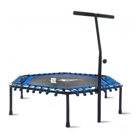 Aga FITNESS Trampolína 130 cm Modrá + madlo
