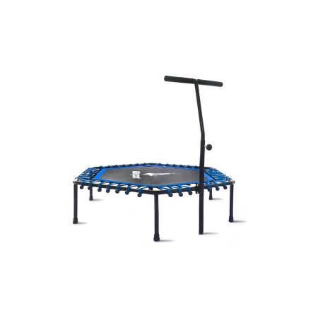 Aga FITNESS Trampolína 130 cm Modrá + madlo