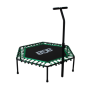 Aga FITNESS Trampolína 130 cm Zelená + madlo