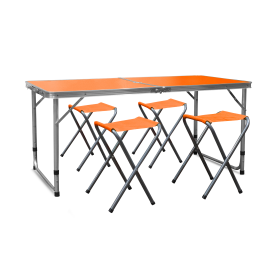 Aga Kempingový skládací set Oranžový