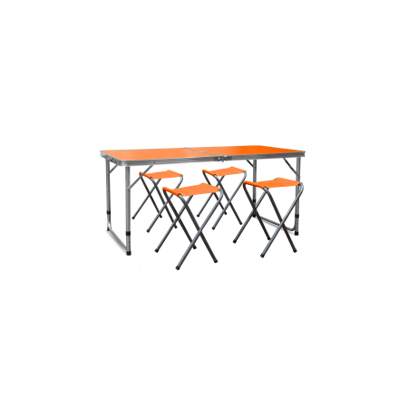 Aga Kempingový skládací set Oranžový