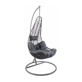 Aga Závěsné křeslo Caitlin Grey - Dark Grey