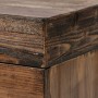 Konferenční stůl, 120x60 cm, MDF deska, masiv borovice, kov, černý lak