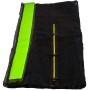 Aga Ochranná síť 250 cm na 6 tyčí Black net / Light Green