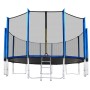 Aga SPORT PRO Trampolína 500 cm Modrá + ochranná síť + žebřík + kapsa na obuv