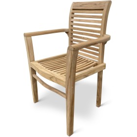 Zahradní stohovatelné křeslo Stucking/New teak