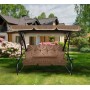 Aga Zahradní houpačka 2v1 GRANDLUX Světle hnědá