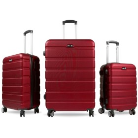 Aga Travel Sada cestovních kufrů MR4650 Červená