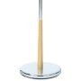 Němý sluha, výška 118 cm, masiv kaučukovník, přírodní odst., kov chrom, nos.5 kg